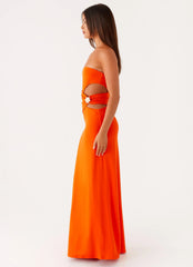 Anetta Maxi Dress - Orange