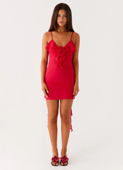 Haylie Mini Dress - Raspberry