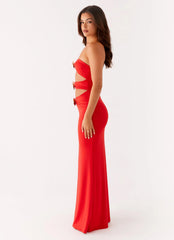 Raye Maxi Dress - Tangerine