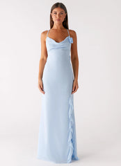 First Class Maxi Dress - Blue