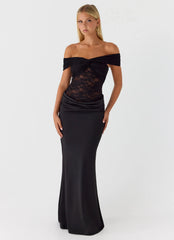 Either Way Maxi Dress - Black