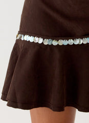 Natabelle Mini Dress - Chocolate