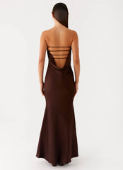 Endless Nights Maxi Dress - Chocolate