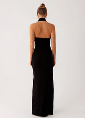 Eddie Knit Maxi Dress - Black