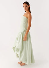 Misa Bubble Maxi Dress - Mint