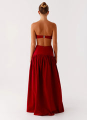 Aamari Maxi Dress - Red