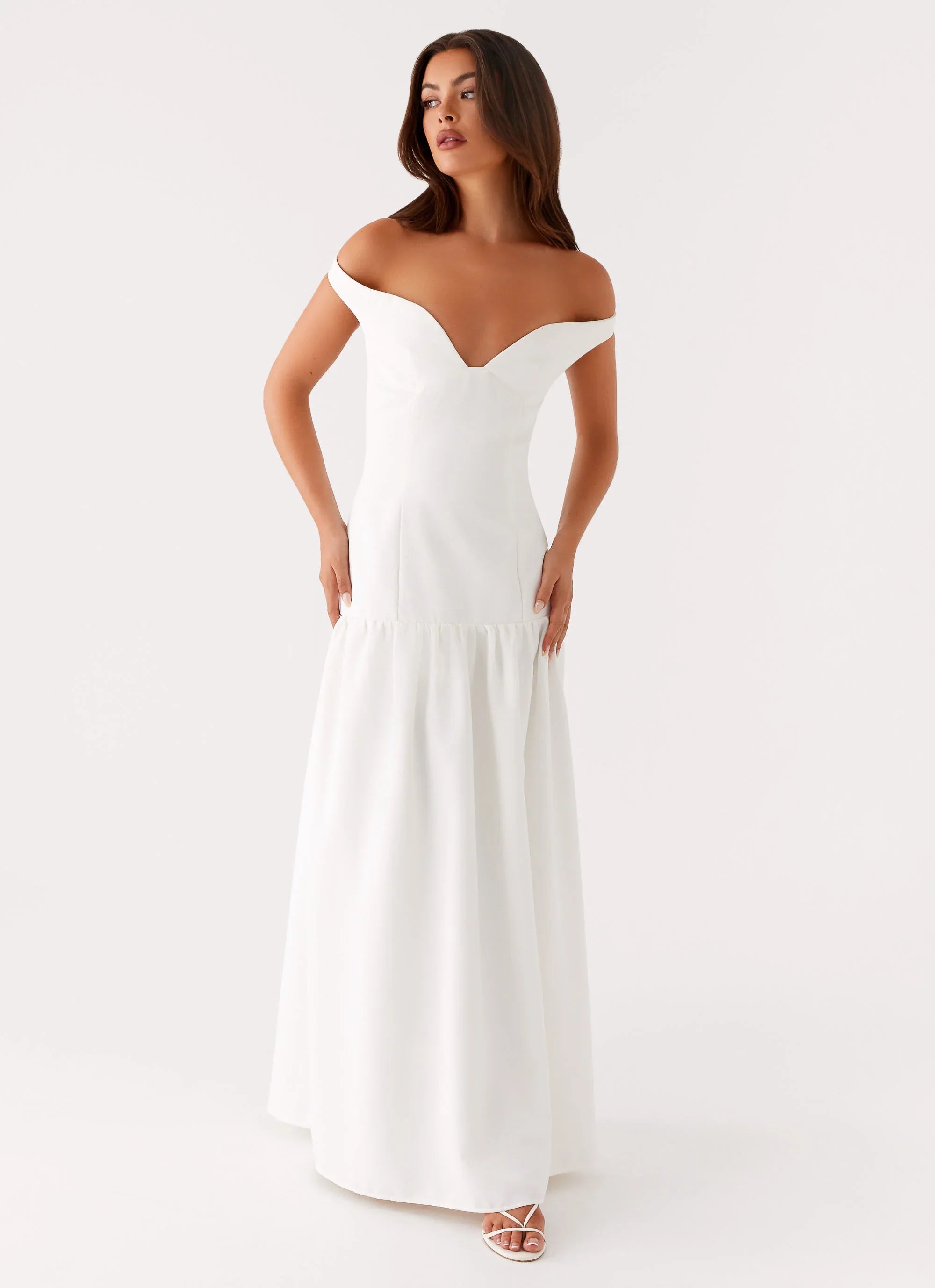 Basel Maxi Dress - White