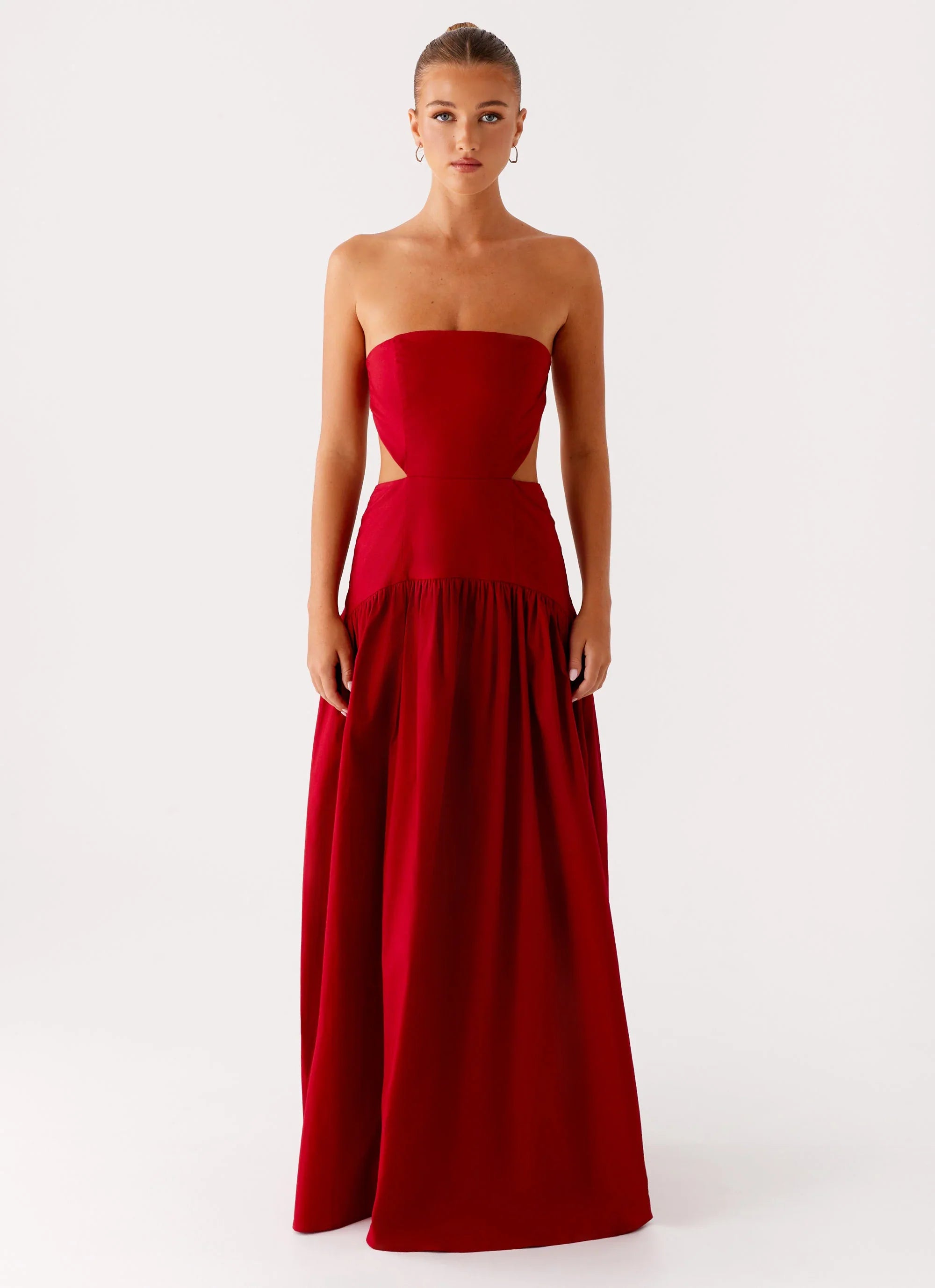 Aamari Maxi Dress - Red