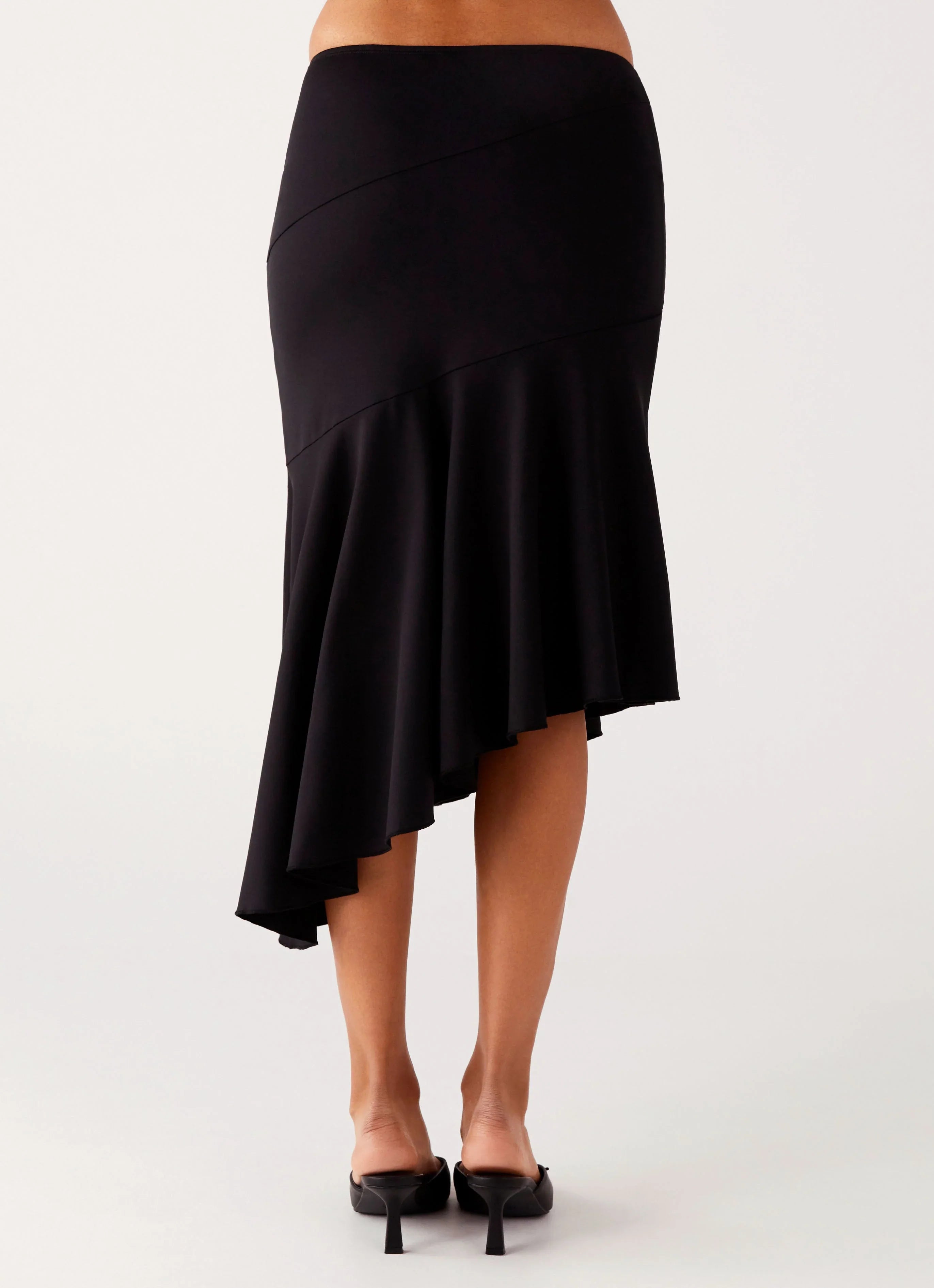 Wonderlust Midi Skirt - Black