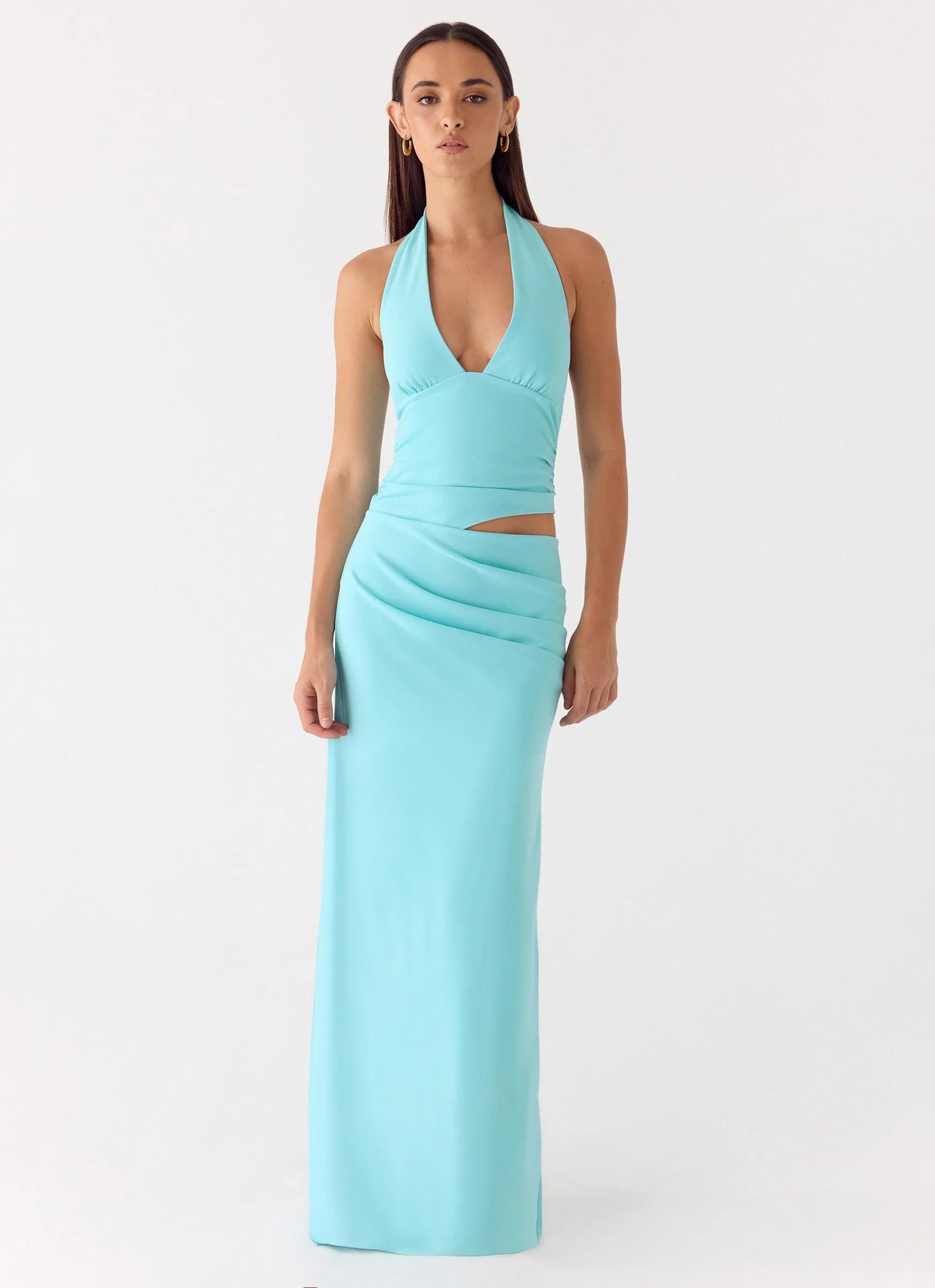Almost Love Maxi Dress - Aqua